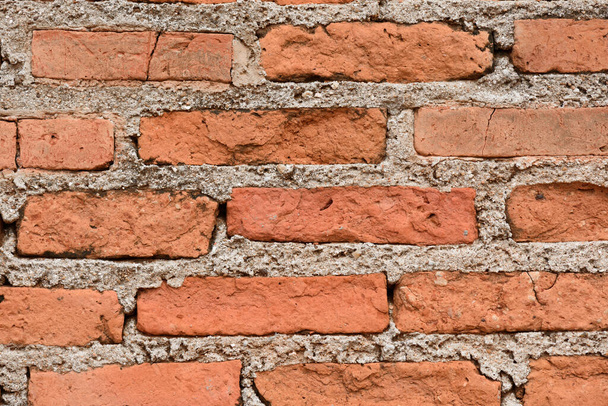 Padrão de tijolo vermelho na parede, fundo papel de parede de tijolo
 - Foto, Imagem