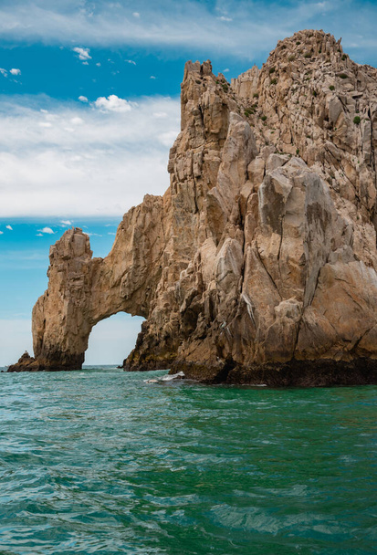 Kaunis laajakulma näkymä valokuva kuuluisa kaari, Los Cabos San Lucas, Meksiko - Valokuva, kuva