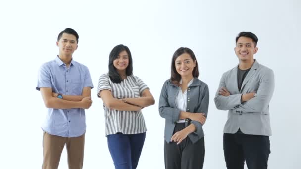 asiatico business team sorridente
 - Filmati, video