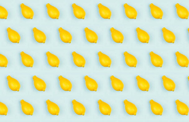 Fresh lemons pattern - Foto, Bild
