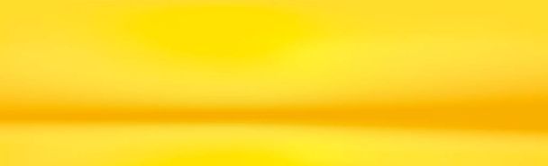 Żółty panoramiczne studio fon z białym blaskiem - Vector - Wektor, obraz