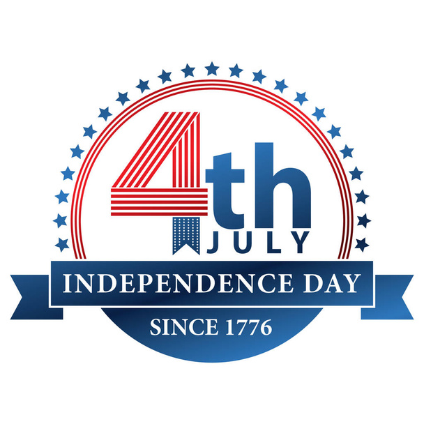 4th of july independence day. - Vector, Imagen