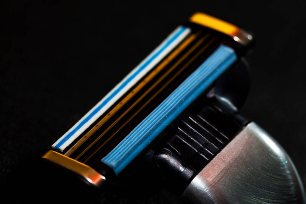 Sharp fém borotvapenge borotválkozó gép fénykép - Fotó, kép