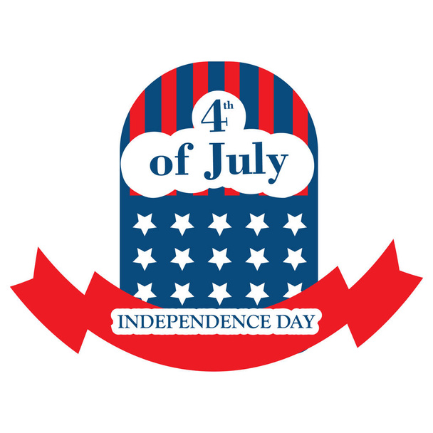 USA independence day banner illustration. - Vektori, kuva