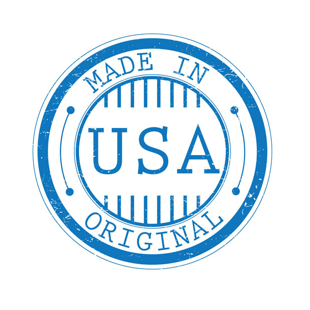 A made in USA label. - ベクター画像