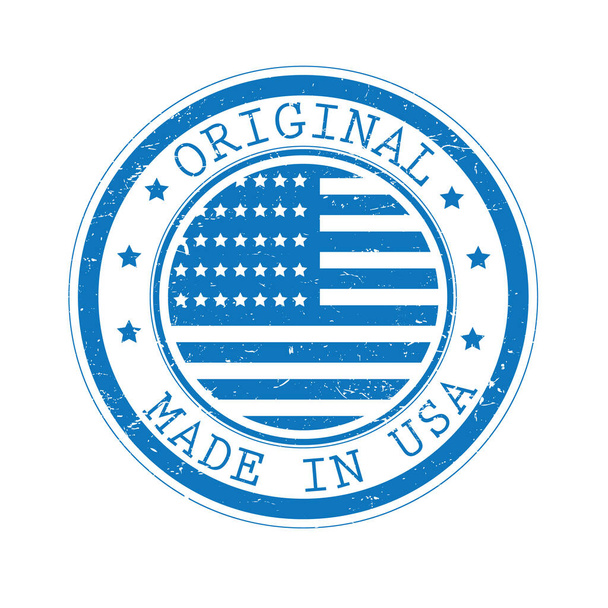 A made in USA label illustration. - ベクター画像
