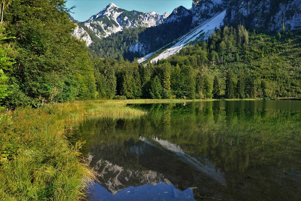 vista panorámica del majestuoso paisaje de los Alpes - Foto, Imagen