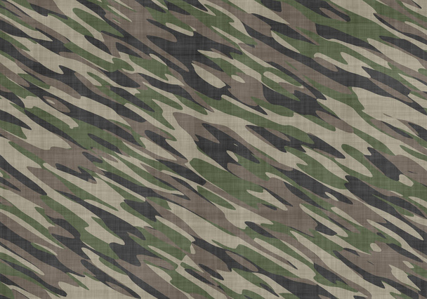 camouflage militaire textiel textuur - Foto, afbeelding