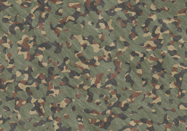 camouflage military textile texture - Photo, Image
