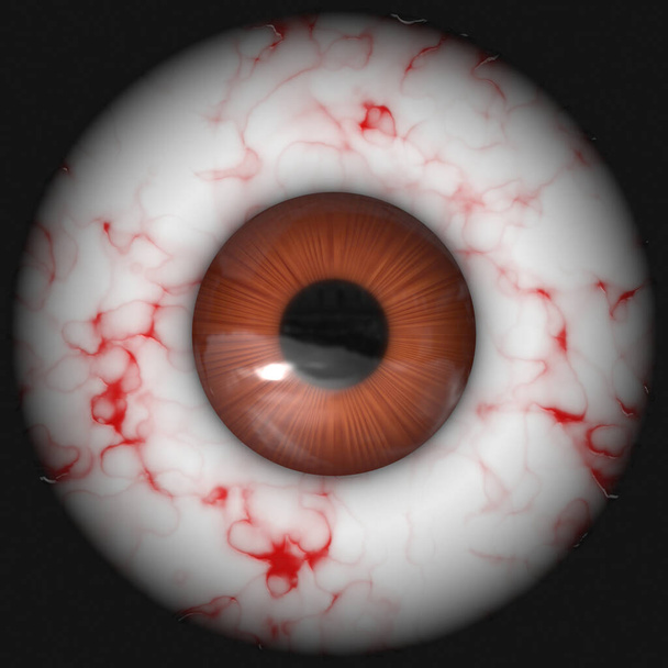 globo ocular con pupila de iris  - Foto, Imagen