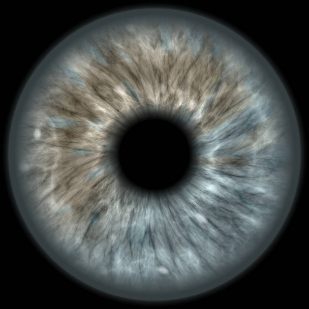 eye lens flare. abstract background. - Photo, Image