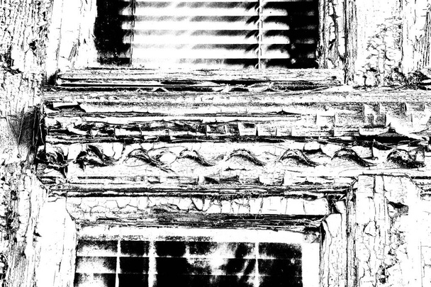 Pintura velha na janela - Foto, Imagem