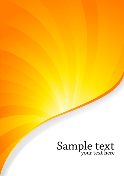 Vector orange background - Vector, Imagen