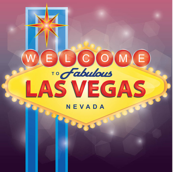Welkom in Las Vegas - Vector, afbeelding