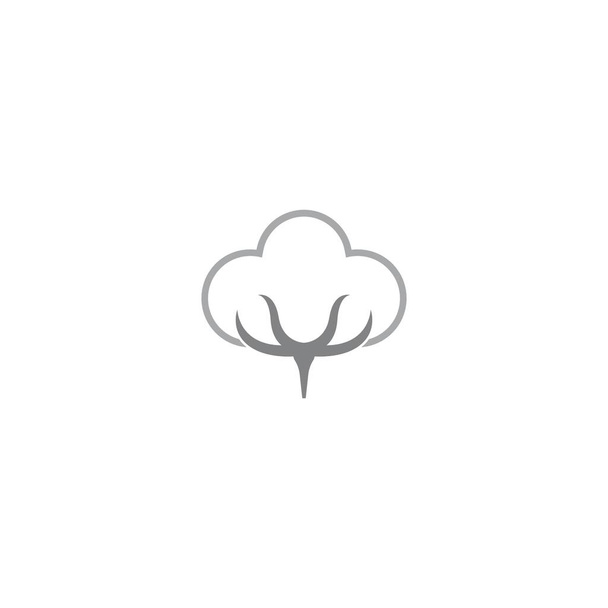 Logotipo de algodón vector icono plantilla de diseño
  - Vector, Imagen