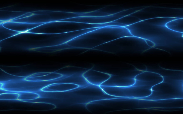 blue electricity glow lighting - Photo, Image