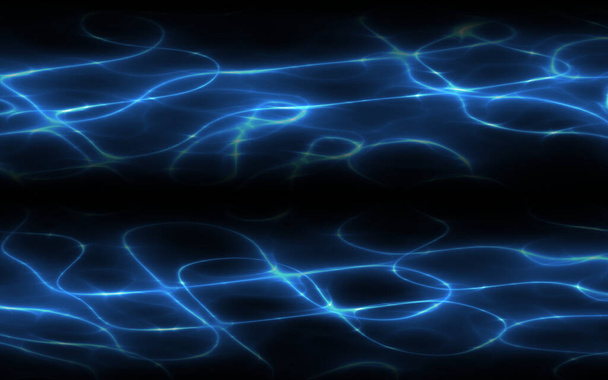 iluminação de brilho de eletricidade azul
 - Foto, Imagem