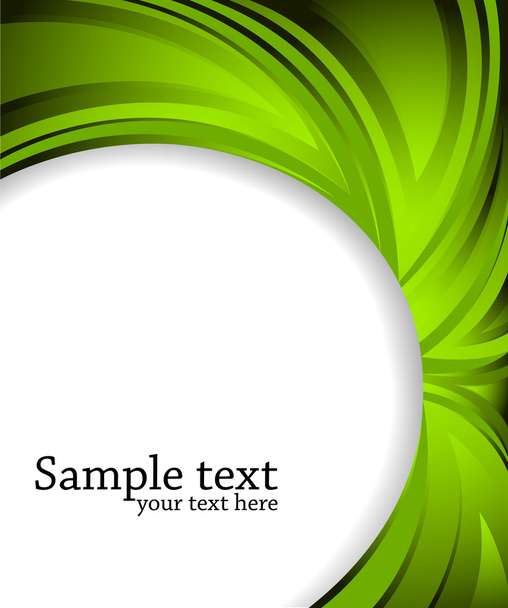 Vector abstract green background - Vettoriali, immagini