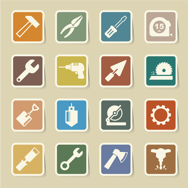 Construction Icons set - Vector, Image