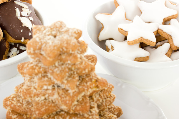 pyszne ciasteczka z santa w Wigilię Bożego Narodzenia - Zdjęcie, obraz