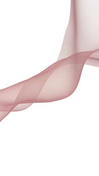 Abstract wave. Scarf. Bright ribbon on white background. Abstract smoke. Raster air background. Vertical image orientation. 3D illustration - Φωτογραφία, εικόνα