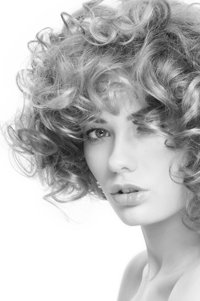 Curly hair - Foto, afbeelding