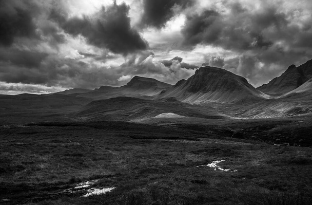 スコットランドの風景曇りの自然ショット  - 写真・画像