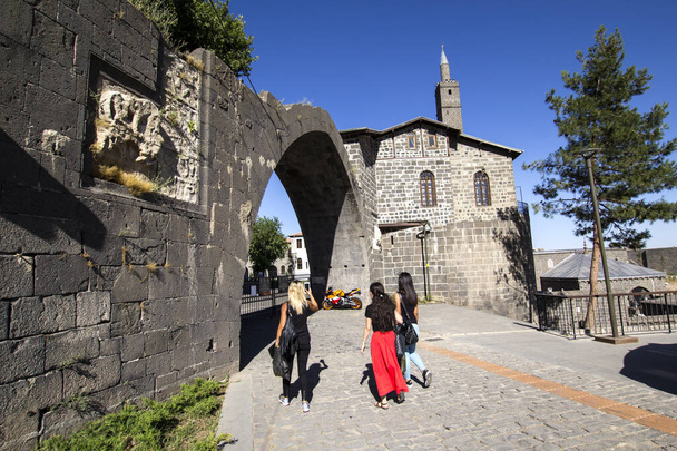 Schloss Diyarbakir in Diyarbakir, Türkei. - Foto, Bild