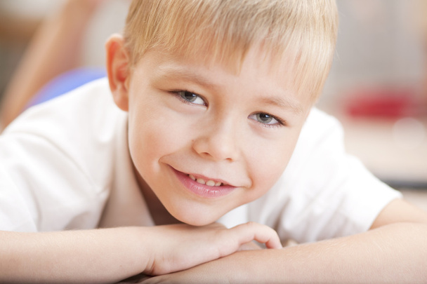 Portrait of a little smiling boy - Фото, зображення