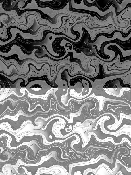 lineární červené hnědé a terakotové vodorovné pruhy s dvojicí šedých oválných tvarů jako základní pro tvorbu mnoha vzorů a vzorů včetně soustředného stylu opakování obrázků - Fotografie, Obrázek