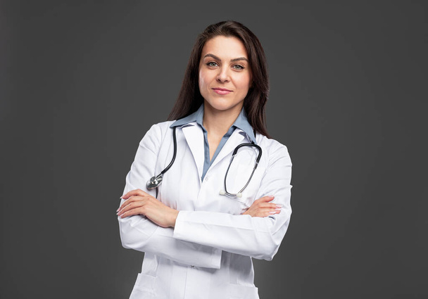 Confident doctor looking at camera - Photo, image