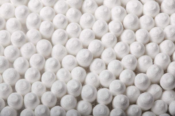 The big group fluffy cotton buds. - Valokuva, kuva