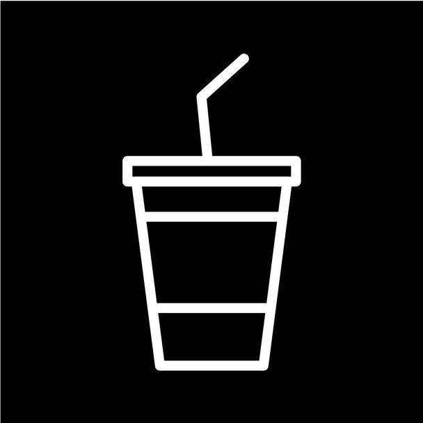  Food and drink web icon vector illustration - Vettoriali, immagini