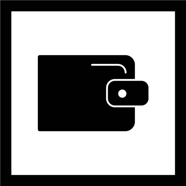 Portemonnaie-Symbol, Vektorillustration - Vektor, Bild