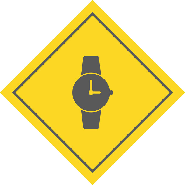 Icono del reloj en estilo de moda aislado fondo
 - Vector, imagen