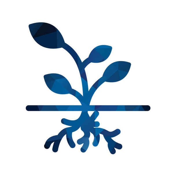 bitki ağ ikonu vektör illüstrasyonu  - Vektör, Görsel