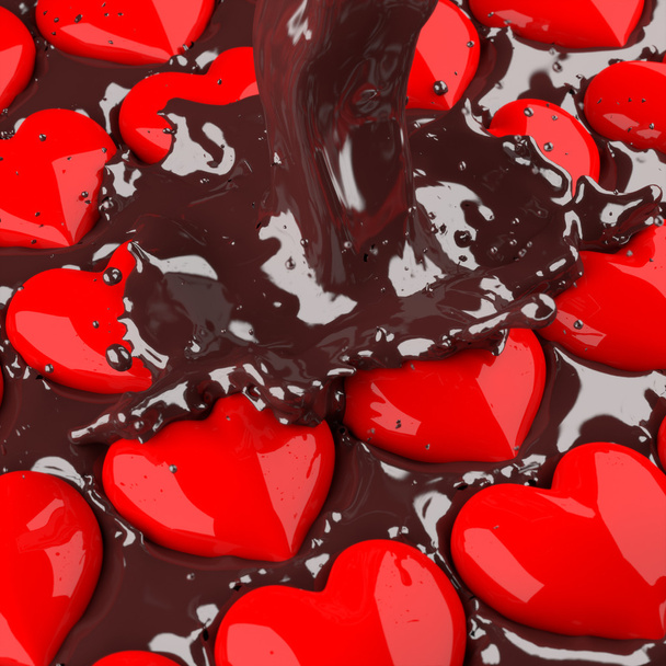Chocolate heart. - Foto, Imagen