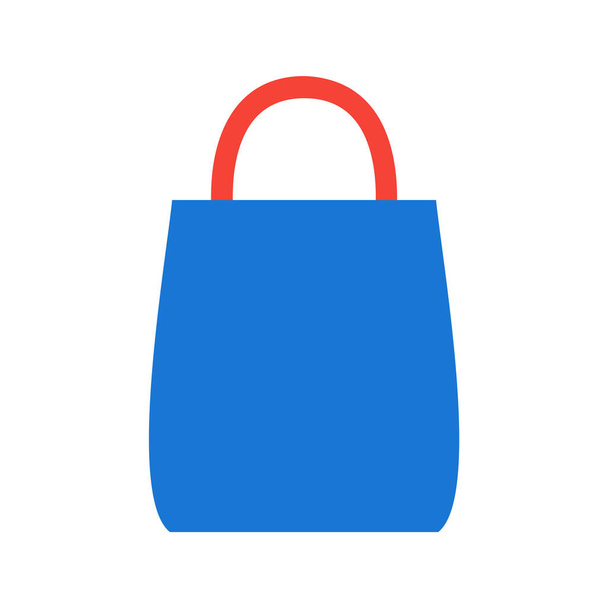 Icono de la bolsa de compras en estilo de moda fondo aislado
 - Vector, imagen