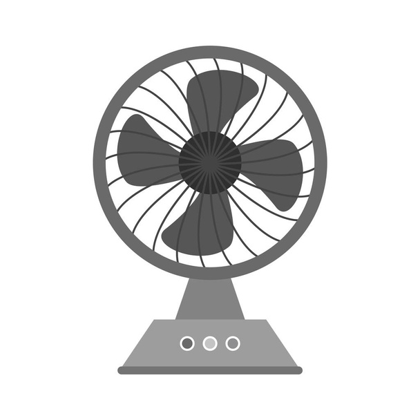 Charging Fan Icon In Trendy Style Isolated Background - Vector, Image