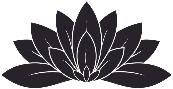 Lotosový květ - Vektor, obrázek