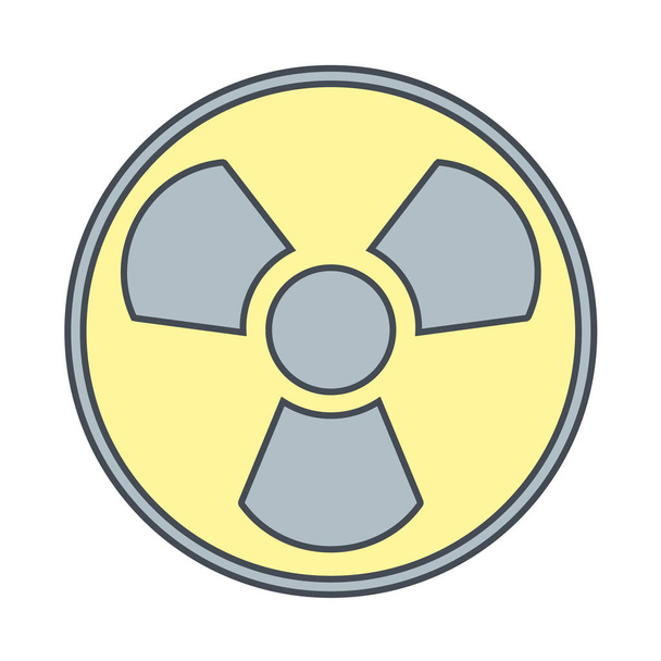 Illustration der Atomkraft-Ikone - Vektor, Bild