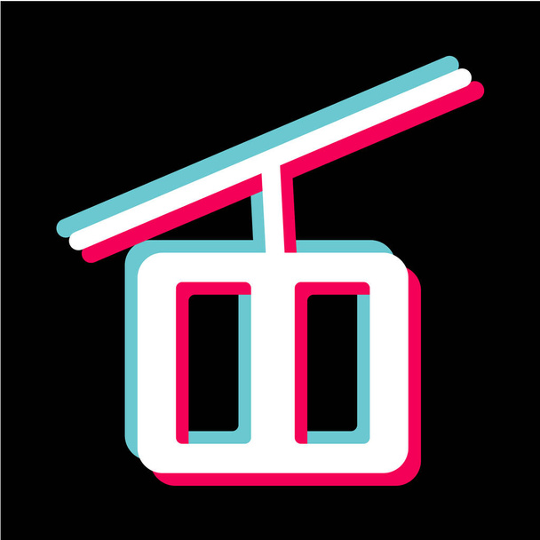 illustration vectorielle de b moderne manque icône de la maison - Vecteur, image