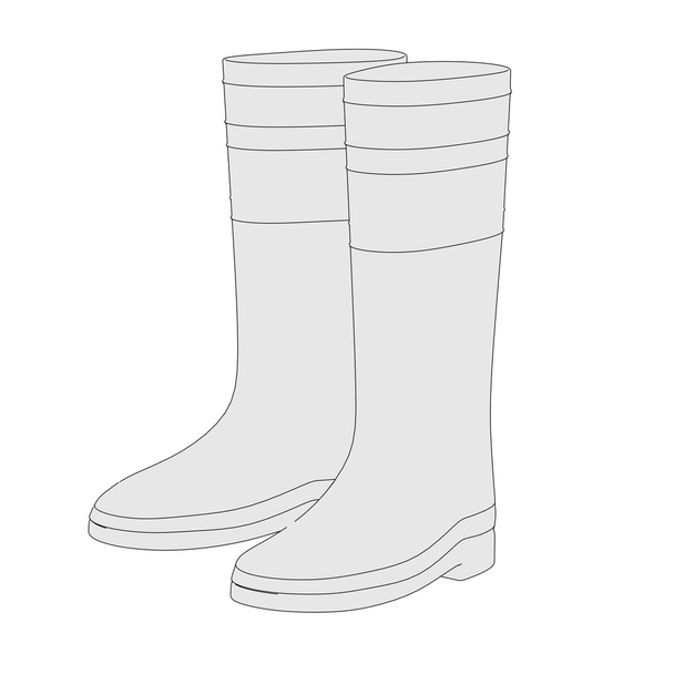 Cartoon image of high shoes - Foto, Bild