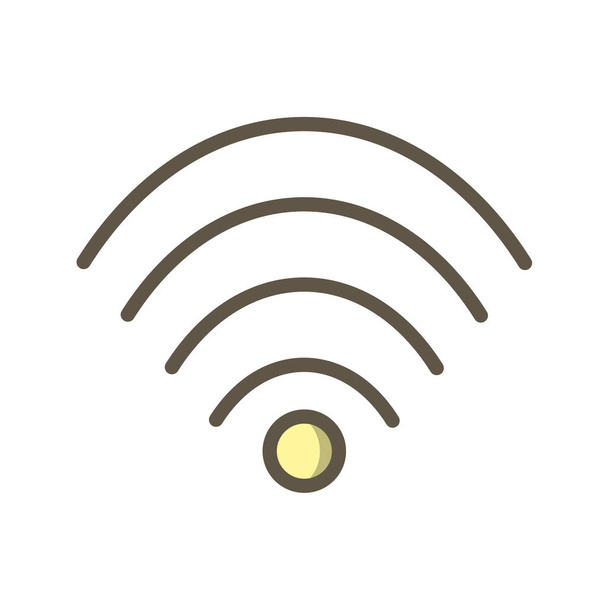 Дизайн з'єднання Wi-Fi, векторна ілюстрація eps10 графічний
 - Вектор, зображення