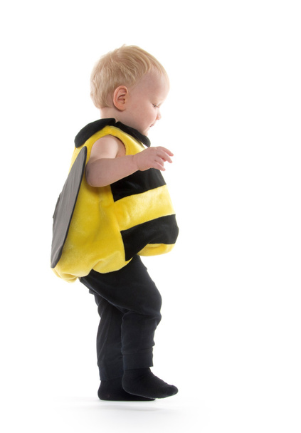 Baby boy in bumblebee costume - Foto, imagen