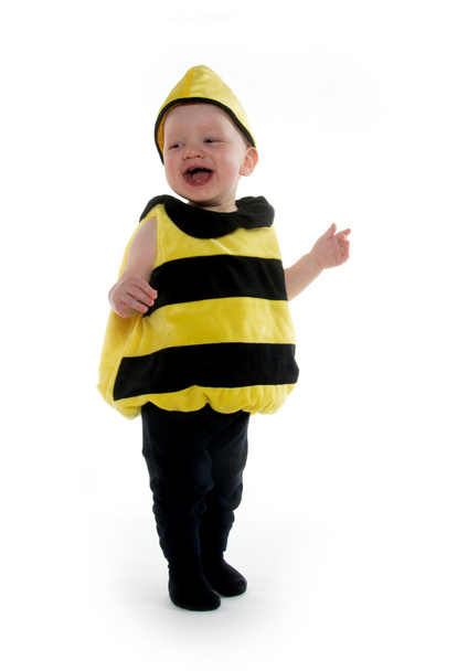 Baby boy in bumblebee costume - Foto, Imagen