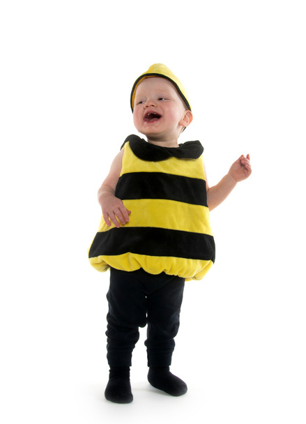 Baby boy in bumblebee costume - Foto, afbeelding