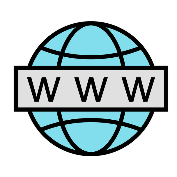 wwインターネットブラウザのベクトル図 - ベクター画像