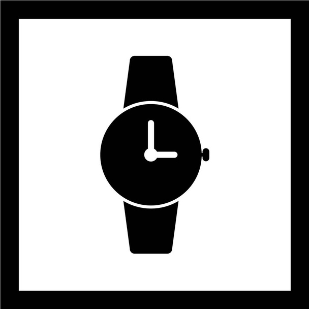διανυσματική απεικόνιση, απλό ρολόι εικονίδιο  - Διάνυσμα, εικόνα