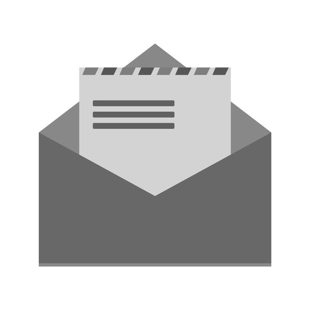 Envelope Icon In Trendy Style Isolated Background - Вектор,изображение